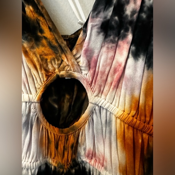 Young Fabulous & Broke Delphine Dress Lavender Kaleidoscope - M - Picture 7 of 9